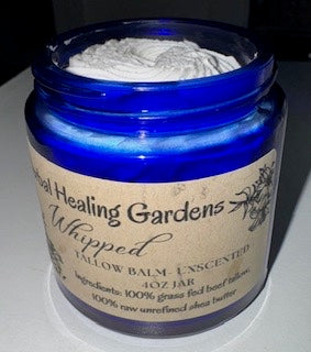 Whipped Tallow (100% Grass-Fed) - with Raw Shea Butter (100% Raw)