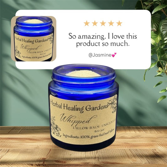 Whipped Tallow Balm (100% Grass-Fed), unscented
